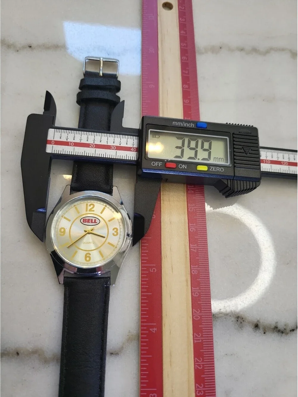 Men's Quartz Watch Working New Battery Motorcycle 40mm Bell Helmets Racing Works